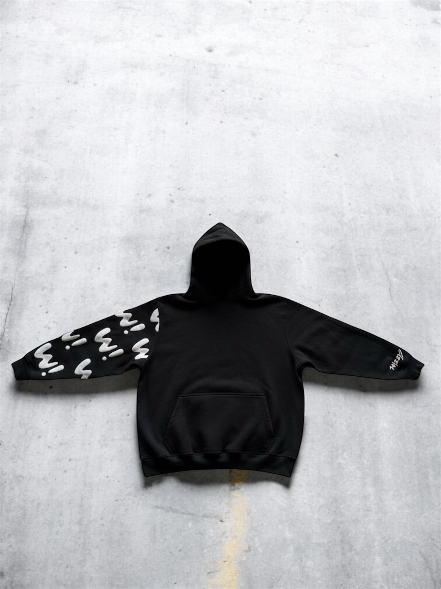 Wizzy Puff Print Hoodie