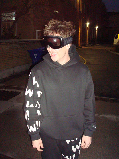 Wizzy Puff Print Hoodie